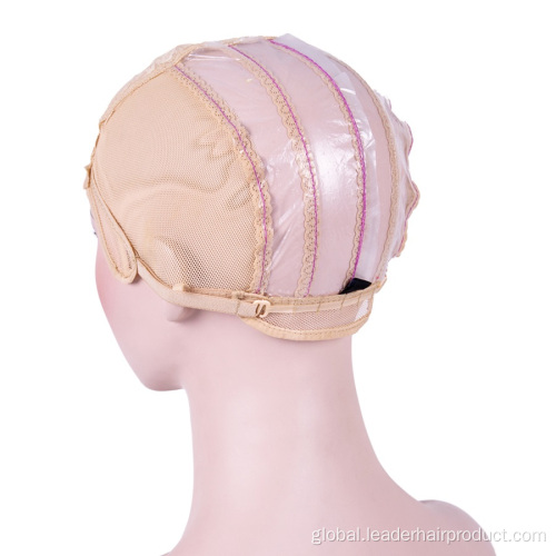 Wig Cap For Wig Making Adjustable Elastic Straps Plastic Paper Weaving Wig Cap Supplier